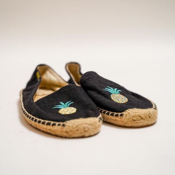 Soludos Pineapple Espadrille Slip Ons - Picture 1 of 10